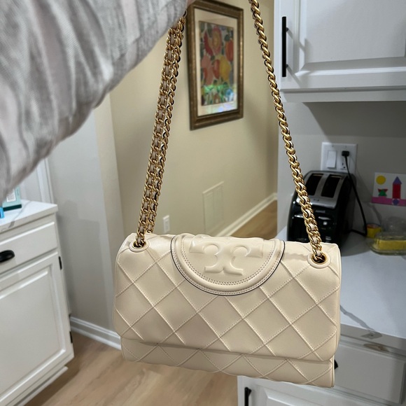 NWOT Tory Burch Fleming Soft Convertible Leather Shoulder Bag - Picture 9 of 16